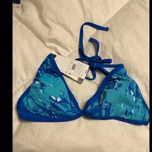 Champion multicolor blue bikini top size M womens swimsuit